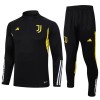 Juventus Komplet Sweatshirts Četvrt-Zip 23/24 Crna