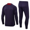 Paris Saint-Germain Komplet Sweatshirts Četvrt-Zip 23/24 Ljubičasta