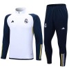 Real Madrid Komplet Sweatshirts Četvrt-Zip 23/24 Bijela