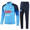 SSC Napoli Komplet Sweatshirts Četvrt-Zip 23/24 Plava