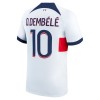 Dječji - Dres + Kratke Hlače Paris Saint-Germain Dembele 10 Gostujući 23/24