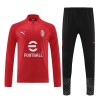 AC Milan Kit Sweatshirt za Trening Četvrt-Zip 23/24 Crvena