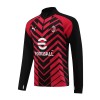 AC Milan Kit Sweatshirt za Trening Četvrt-Zip 23/24 Crveno crna