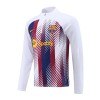 Barcelona Kit Sweatshirt za Trening Četvrt-Zip 23/24 Bijela