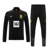 Borussia Dortmund Kit Sweatshirt za Trening Četvrt-Zip 23/24 Crna