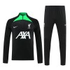 Liverpool Kit Sweatshirt za Trening Četvrt-Zip 23/24 Crna