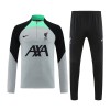 Liverpool Kit Sweatshirt za Trening Četvrt-Zip 23/24 Sivo