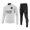 Paris Saint-Germain Kit Sweatshirt za Trening Četvrt-Zip 23/24 Sivo