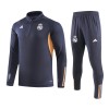 Real Madrid Kit Sweatshirt za Trening Četvrt-Zip 23/24 Sivo