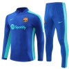 Barcelona Kit Dark Sweatshirt za Trening Četvrt-Zip 23/24 Plava