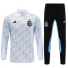 Dječji - Argentina Kit Sweatshirt za Trening Četvrt-Zip 23/24 Bijela