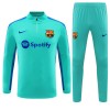 Dječji - Barcelona Kit Sweatshirt za Trening Četvrt-Zip 23/24 Plava