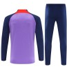 Dječji - Liverpool Kit Sweatshirt za Trening Četvrt-Zip 23/24 Ljubičasta