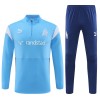 Dječji - Olympique de Marseille Kit Sweatshirt za Trening Četvrt-Zip 23/24 Plava