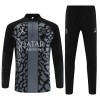 Dječji - Paris Saint-Germain Kit Sweatshirt za Trening Četvrt-Zip 23/24 Crna