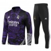 Dječji - Real Madrid Kit Dragon Sweatshirt za Trening Četvrt-Zip 23/24 Ljubičasta