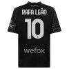 Dječji - Dres + Kratke Hlače AC Milan Rafael Leao 10 Četvrta 23/24 Crna