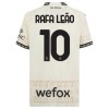 Nogometni Dres AC Milan Rafael Leao 10 Četvrta 23/24 Bijela