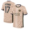 Nogometni Dres Paris Saint-Germain Vitinha 17 Četvrta Jordan 23/24