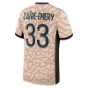 Nogometni Dres Paris Saint-Germain Zaire-Emery 33 Četvrta Jordan 23/24