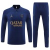 Dječji - Paris Saint-Germain Kit Sweatshirt za Trening Četvrt-Zip 23/24 Navy