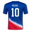 Nogometni Dres SAD Pulisic 10 Gostujući 2024