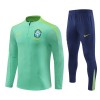 Brazil Sweatshirt za Trening Četvrt-Zip 24/25 Zelena