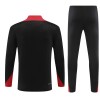 Dječji - Liverpool Sweatshirt za Trening Četvrt-Zip 24/25 Crna