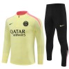 Dječji - Paris Saint-Germain Sweatshirt za Trening Četvrt-Zip 24/25 Žuta