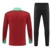 Dječji - Portugal Sweatshirt za Trening Četvrt-Zip 24/25 Crvena