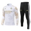 Dječji - Real Madrid Sweatshirt za Trening Četvrt-Zip 24/25 Bijela