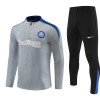 Inter Milan Sweatshirt za Trening Četvrt-Zip 24/25 Siva