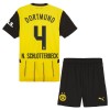 Dječji - Dres + Kratke Hlače Borussia Dortmund N. Schlotterbeck 4 Domaći 24/25