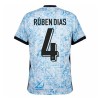 Nogometni Dres Portugal Ruben Dias 4 Gostujući Euro 2024