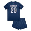 Dječji - Dres + Kratke Hlače Paris Saint-Germain Bradley Barcola 29 Domaći 24/25