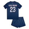 Dječji - Dres + Kratke Hlače Paris Saint-Germain Kolo Muani 23 Domaći 24/25