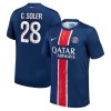 Nogometni Dres Paris Saint-Germain Carlos Soler 28 Domaći 24/25