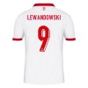 Nogometni Dres Poljska Lewandowski 9 Domaći Euro 2024