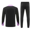 Engleska Kit Sweatshirt za Trening Četvrt-Zip 24/25 Crna