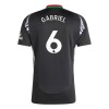 Nogometni Dres Arsenal Gabriel 6 Gostujući 24/25