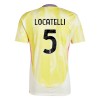 Dječji - Dres + Kratke Hlače Juventus Locatelli 5 Gostujući 24/25