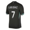 Nogometni Dres Liverpool Luis Diaz 7 Gostujući 24/25