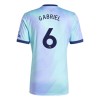 Nogometni Dres Arsenal Gabriel 6 Treći 24/25