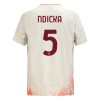 Nogometni Dres AS Roma Ndicka 5 Gostujući 24/25