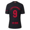 Nogometni Dres FC Barcelona Lewandowski 9 Gostujući 24/25