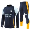 Komplet trenirke za treniranje Real Madrid Četvrt-Zip 24/25 Navy