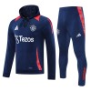 Komplet trenirke za treniranje Manchester United Hoodie 24/25 Navy