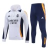 Komplet trenirke za treniranje Real Madrid Hoodie 24/25 Bijela